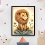 قاب عکس کودک - اژدها