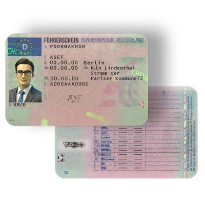 گواهینامه رانندگی آلمان