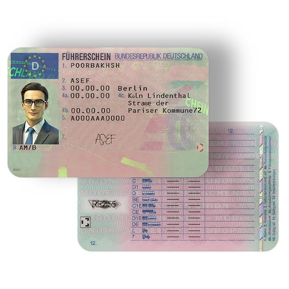 25 گواهینامه رانندگی آلمان