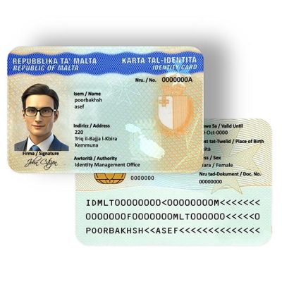 آیدی کارت چیپ دار مالتا