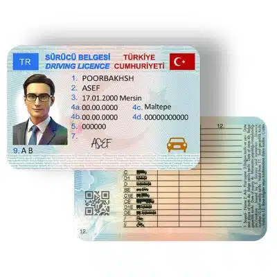 گواهینامه رانندگی ترکیه