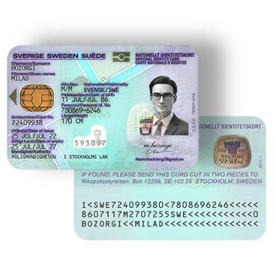 آیدی کارت سوئد