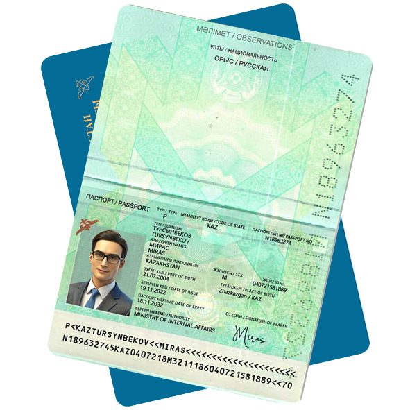 pass-kazakistan پاسپورت قزاقستان